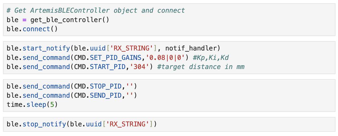 Commands PID