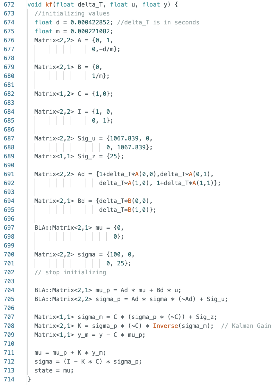 kf arduino function